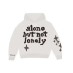 Broken Planet Market Alone But Not Lonely Hoodie White